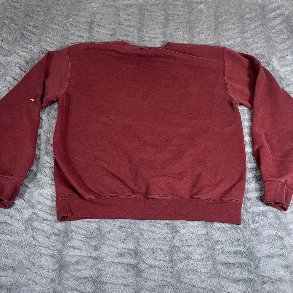 Champion Arizona State ASU Sun Devils Crewneck Sweatshirt Maroon Medium AN891 - Picture 3 of 8